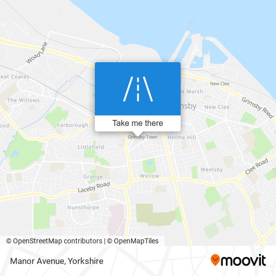 Manor Avenue map