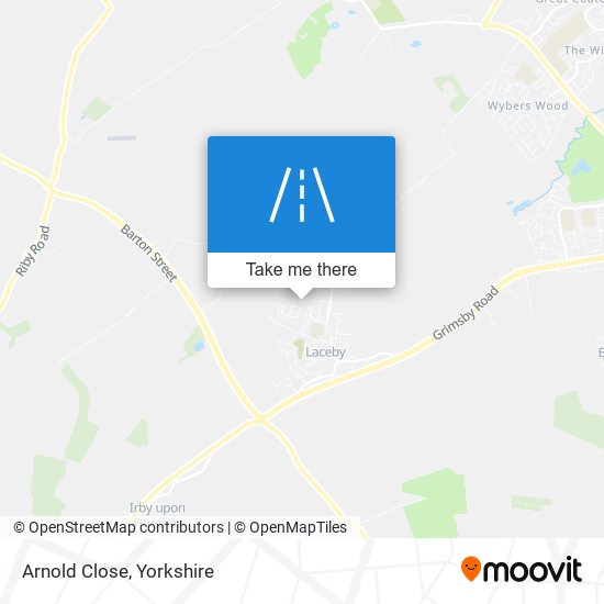 Arnold Close map