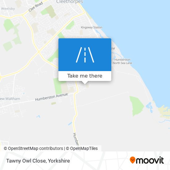 Tawny Owl Close map