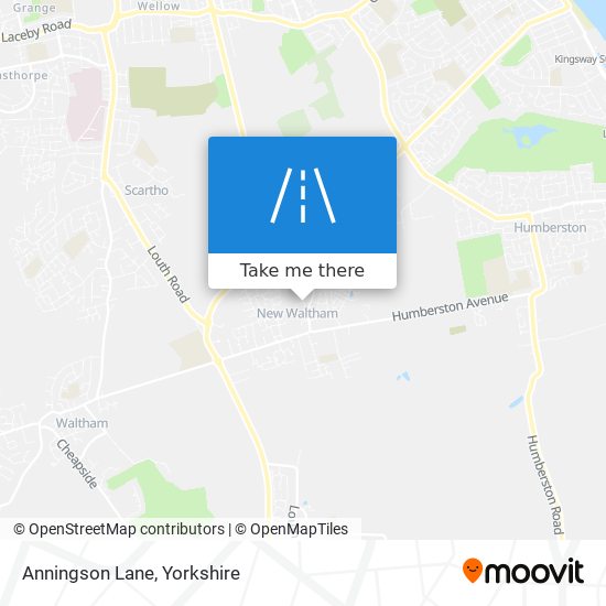 Anningson Lane map