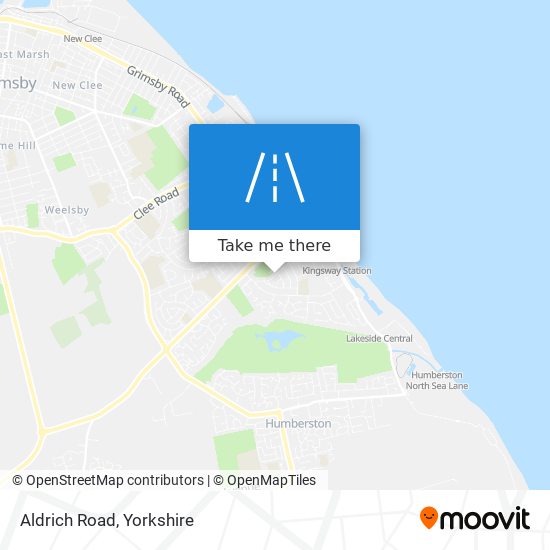 Aldrich Road map