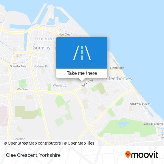 Clee Crescent map