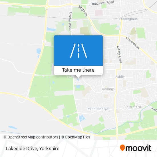 Lakeside Drive map