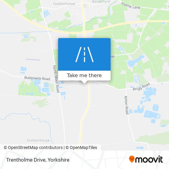 Trentholme Drive map