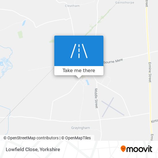 Lowfield Close map