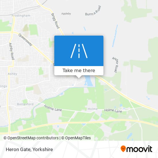 Heron Gate map