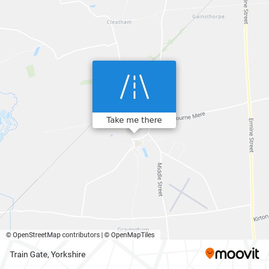 Train Gate map