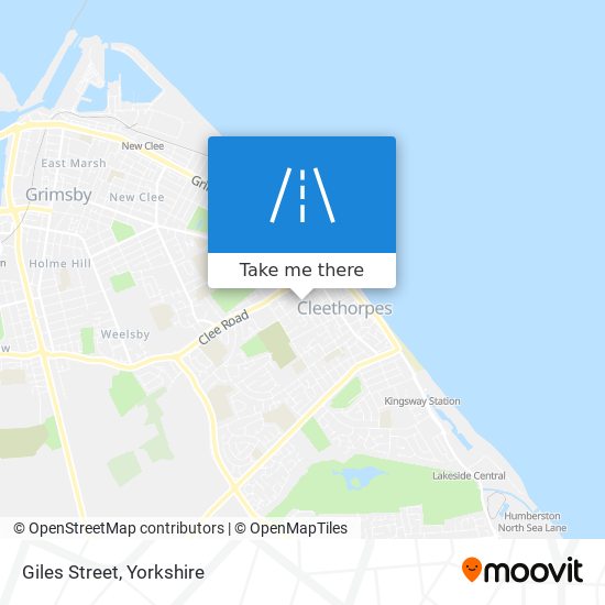Giles Street map