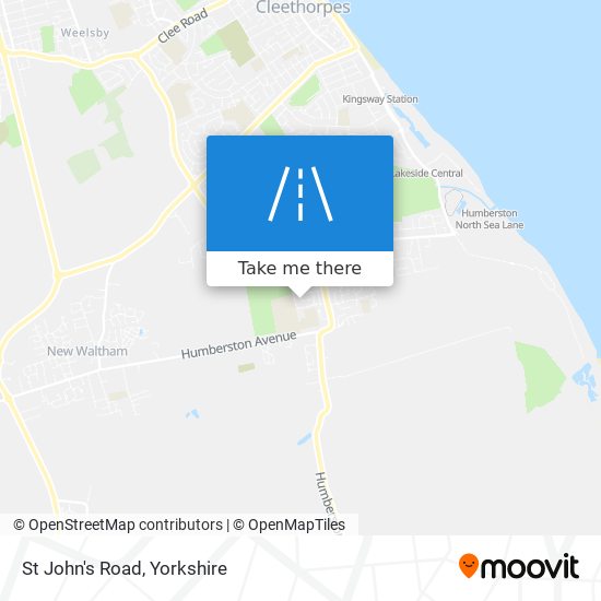 St John's Road map