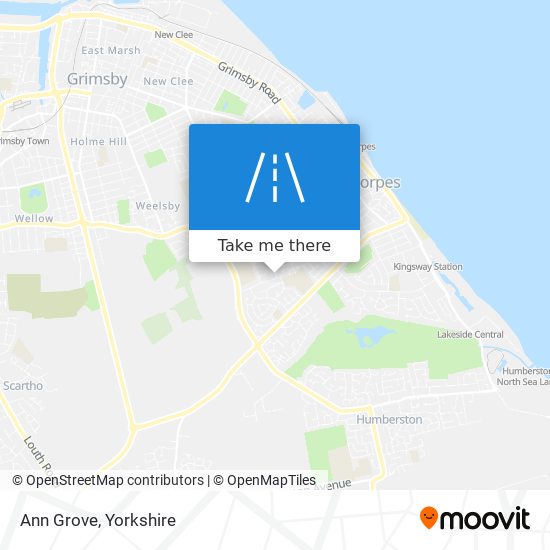 Ann Grove map