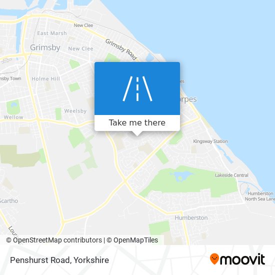 Penshurst Road map