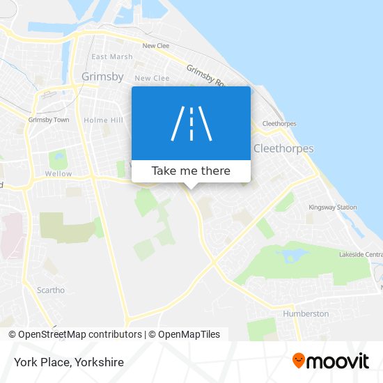 York Place map