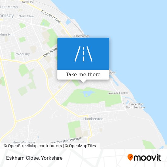 Eskham Close map