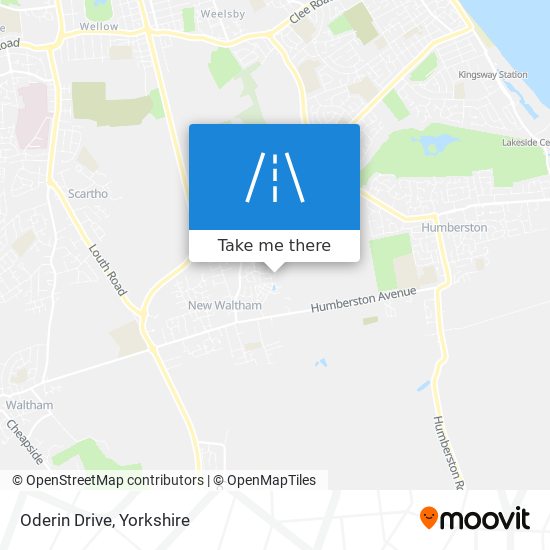 Oderin Drive map