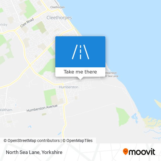 North Sea Lane map