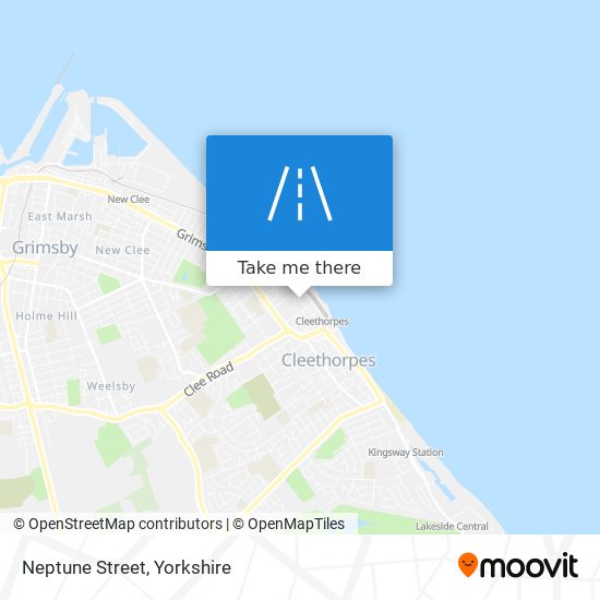 Neptune Street map