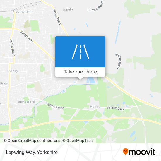 Lapwing Way map