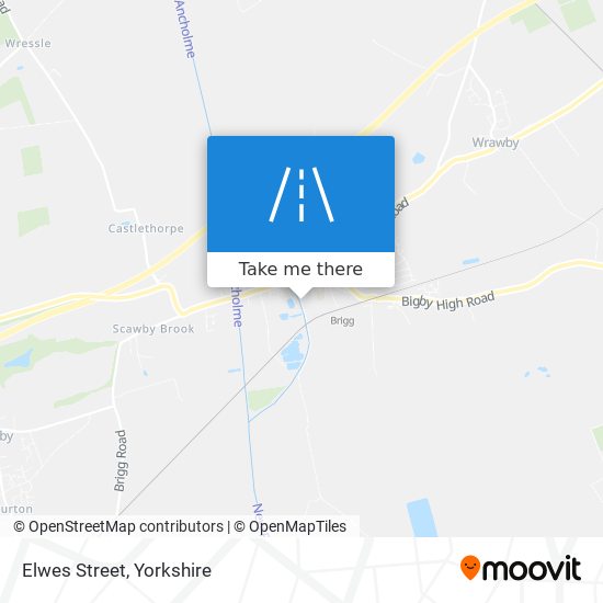 Elwes Street map