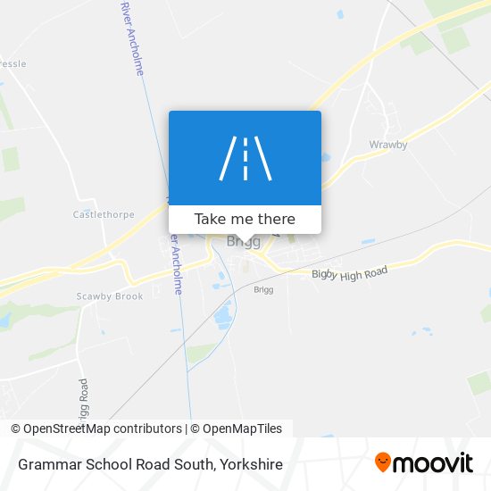 Grammar School Road South map