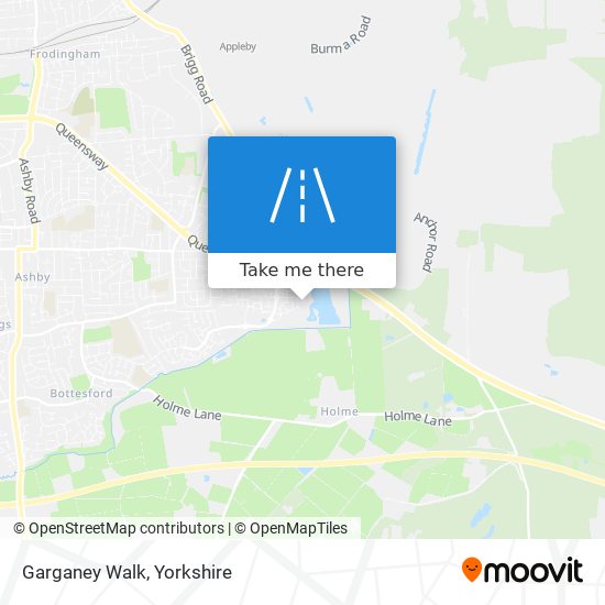 Garganey Walk map
