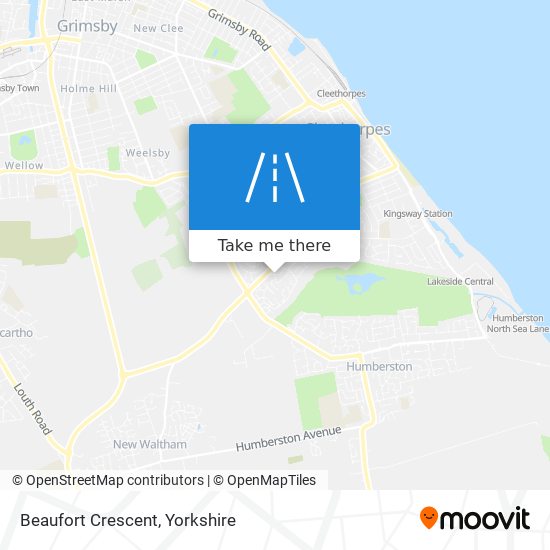 Beaufort Crescent map