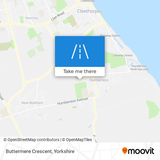 Buttermere Crescent map
