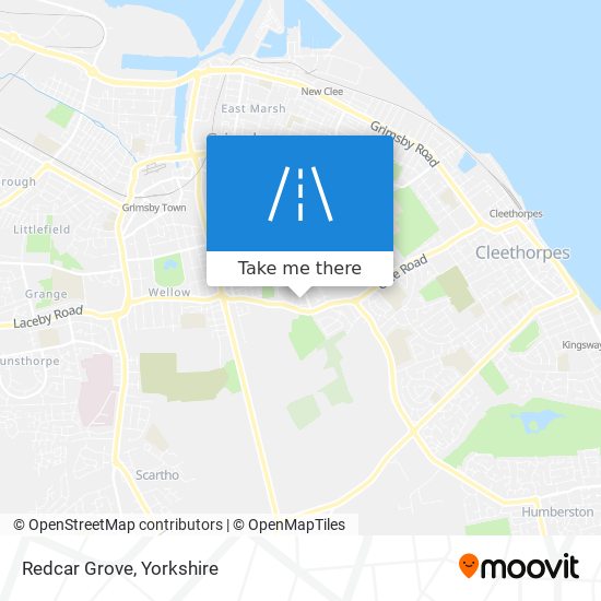 Redcar Grove map