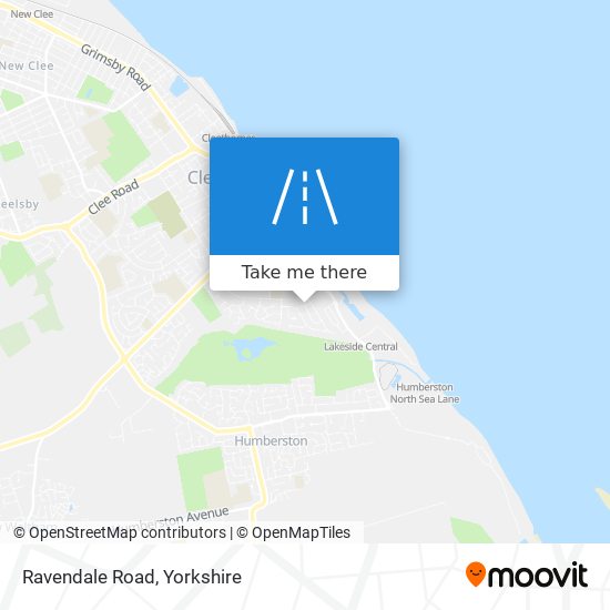 Ravendale Road map