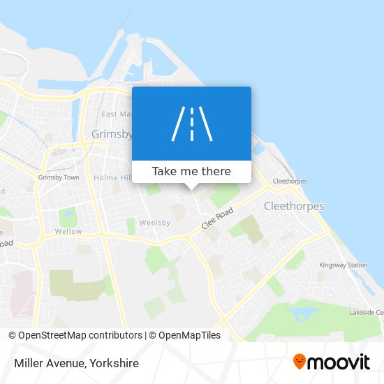 Miller Avenue map