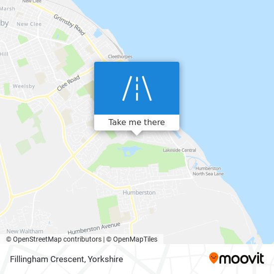 Fillingham Crescent map
