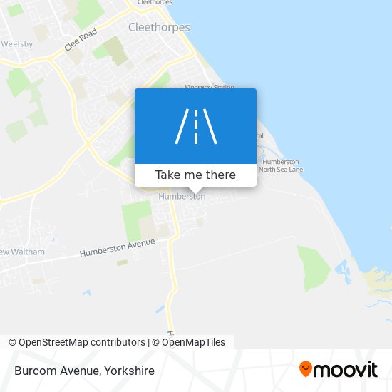 Burcom Avenue map