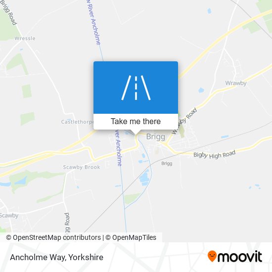 Ancholme Way map