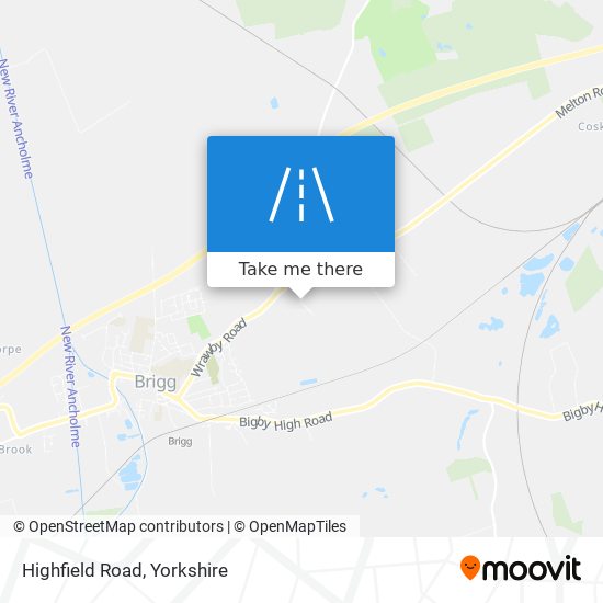 Highfield Road map