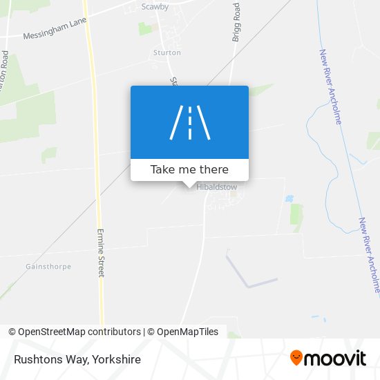 Rushtons Way map