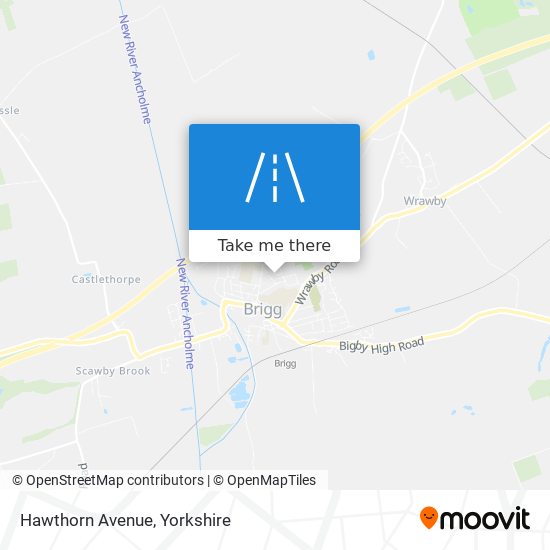 Hawthorn Avenue map