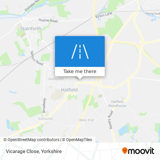 Vicarage Close map