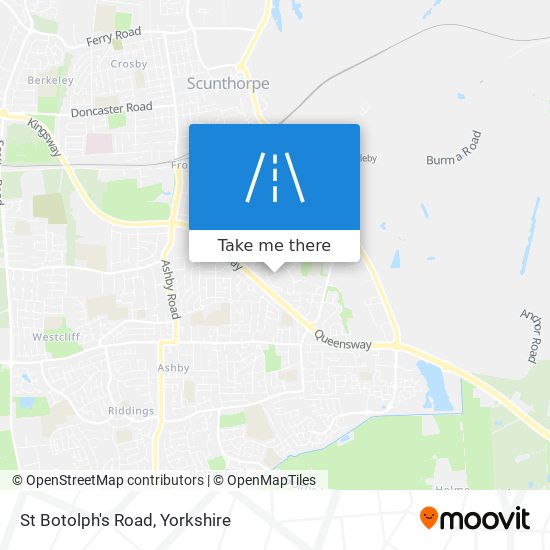 St Botolph's Road map