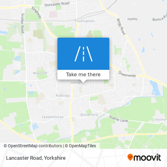 Lancaster Road map