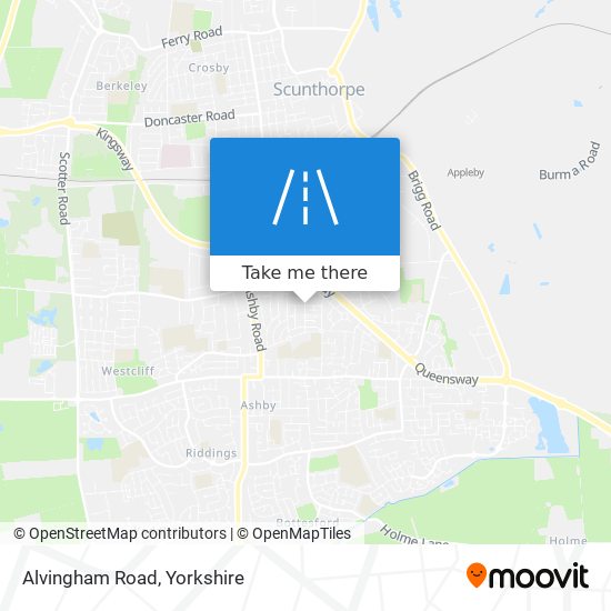 Alvingham Road map