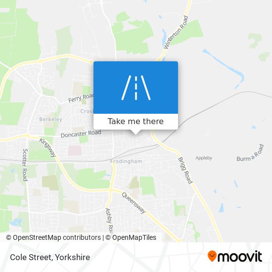 Cole Street map