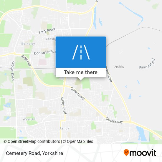 Cemetery Road map