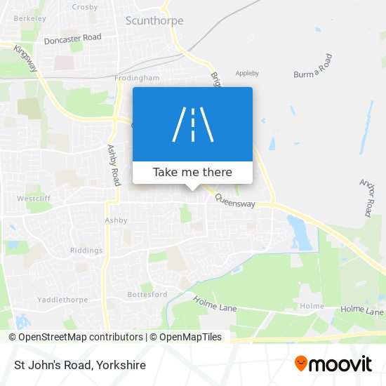 St John's Road map