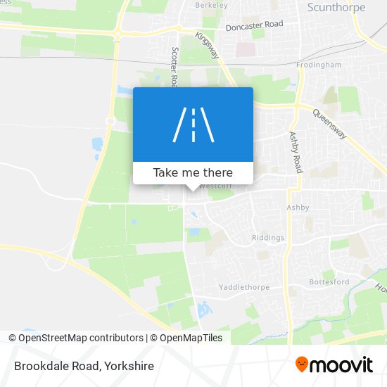 Brookdale Road map