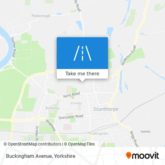 Buckingham Avenue map