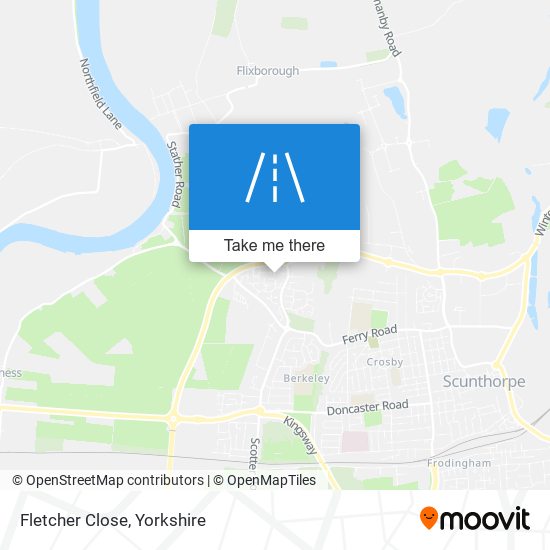 Fletcher Close map