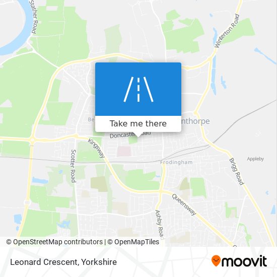 Leonard Crescent map
