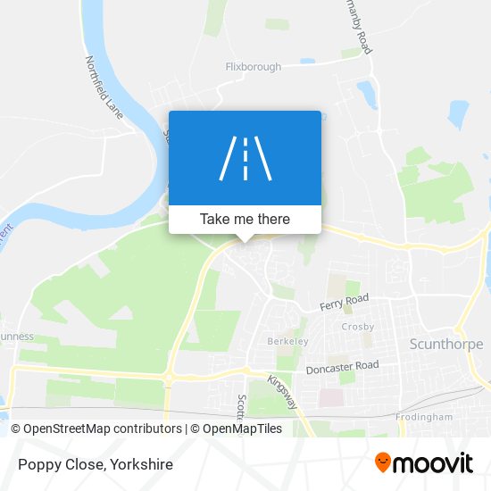 Poppy Close map