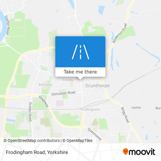 Frodingham Road map