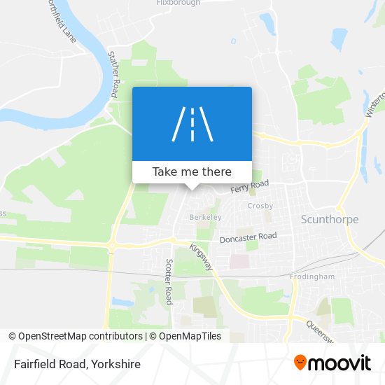 Fairfield Road map