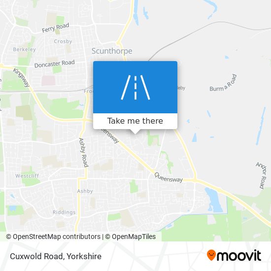 Cuxwold Road map